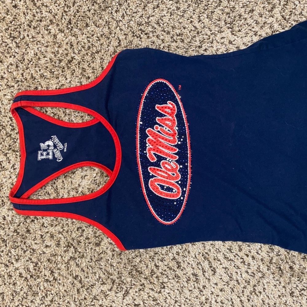 Ole miss tank top